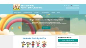 Nová internetová stránka materskej škôlky 1