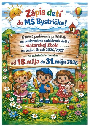 zápis detí do MŠ - 1 časť 
